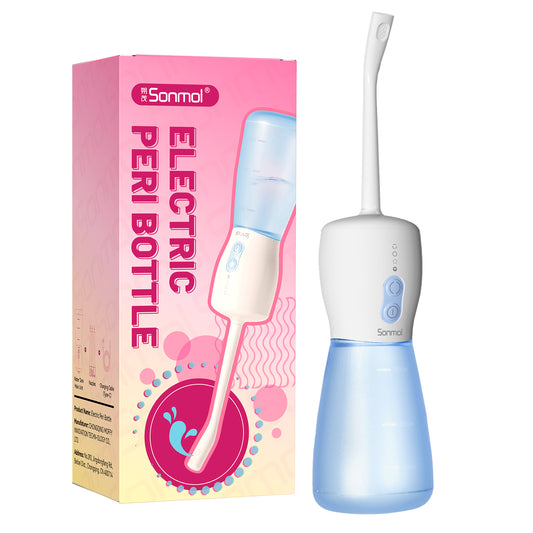 Sonmol Electric Peri Bottle with 3 Washing Nozzles & 3 Modes