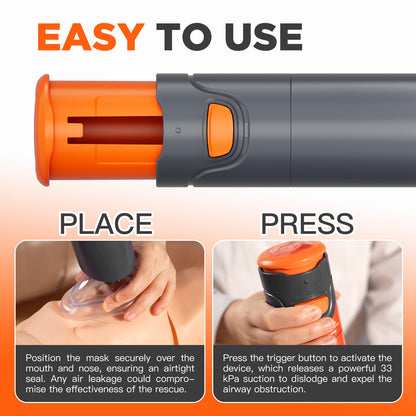 Sonmol Automatic Anti Choking Device with 3 Masks, Smaller & Lightler